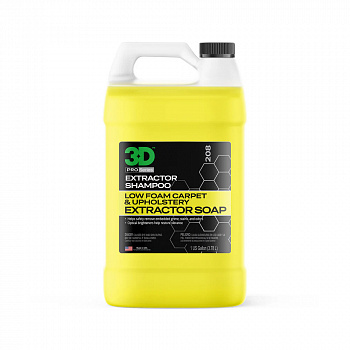 3D Шампунь для обивки и ковров (низкопенный) EXTRACTOR SHAMPOO,  3,78л.