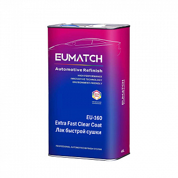 EUMATCH Лак экстра-быстрой сушки 4 л.