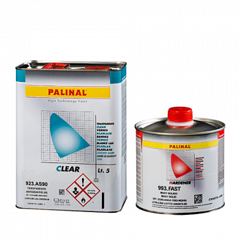 PALINAL 2К Лак AS90 2:1 HS Antiscratch 5 л. + отв. 993.FAST3 2,5 л.