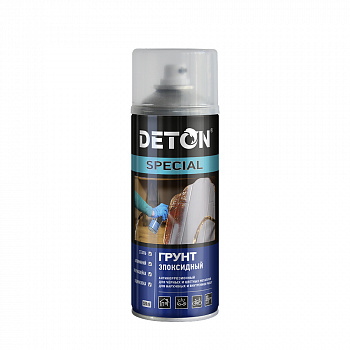 DETON Аэрозольный баллон Грунт эпоксидный, СЕРЫЙ, 520 мл