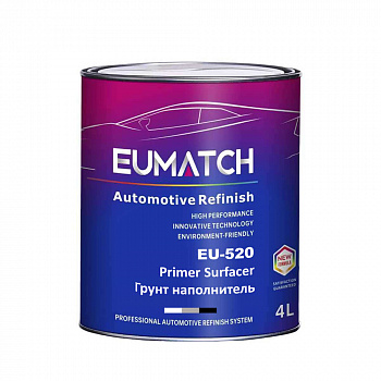 EUMATCH Surfacer Primer Грунт наполнитель чёрный 4 л.