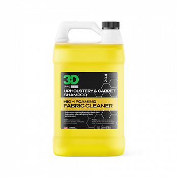 3D Шампунь для обивки и ковров (обильная пена) UPHOLSTERY & CARPET SHAMPOO,  3,78л.