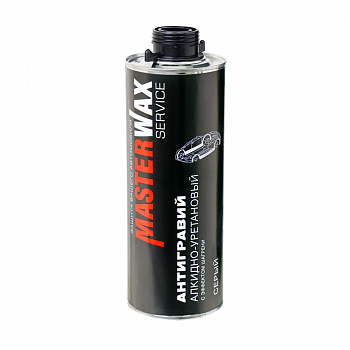 MASTERWAX Service 313 Антигравий алкидно-уретановый евробаллон 1 л. СЕРЫЙ