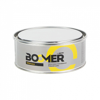 BOOMER Шпатлевка "ALU" наполняющая, с алюминиевым пигментом, 1,0 кг