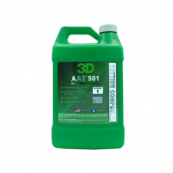 3D Полировальная паста AAT 501 CUTTING COMPOUND, 3,78л.
