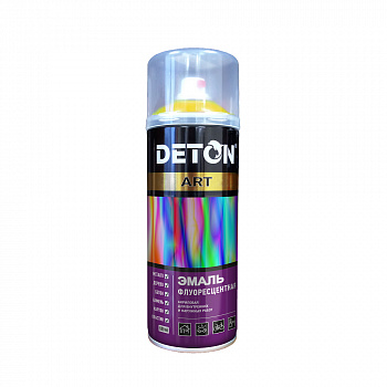DETON Аэрозольный баллон флуоресцентный ЖЕЛТЫЙ, 520 мл