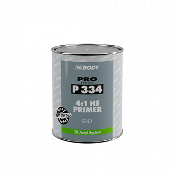 BODY PRO 2К Грунт-наполнитель Р334 HS черный 1 л