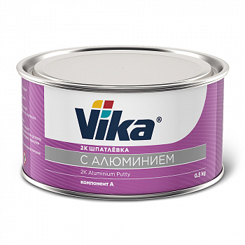 VIKA Шпатлевка ПЭ PRO "С алюминием" (0.9кг)