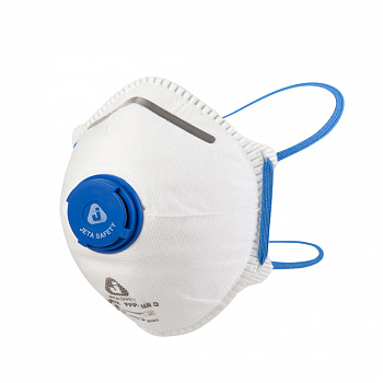 JETA SAFETY Mircon Полумаска с клапаном, чашеобразная, класс защиты FFP2. JM-8622