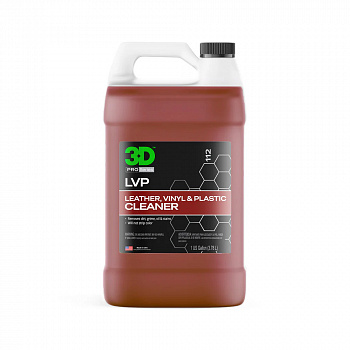 3D Очиститель для кожи, винила и пластика LVP CLEANER,  3,78л.