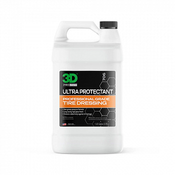 3D Dressing (дрессинг) для шин, винила, пластика на водной основе ULTRA PROTECTANT,  3,78л.