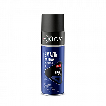AXIOM Эмаль акриловая 1К матовая, черная A9681-2
