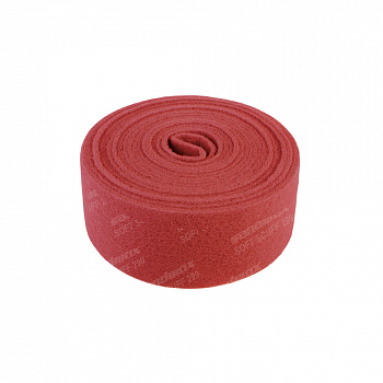 SANDWOX SOFT SCUFF рулон на нетканной основе, оксид алюминия,  115мм*10м Fine P360 (красный)