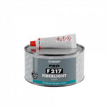 BODY PRO Шпатлёвка F217 FIBERLIGHT, 1л