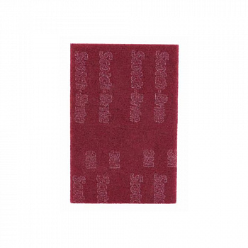 3M Лист Scotch-Brite сверх тонкий 158*224 мм. красный