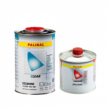 PALINAL 2К Лак SHINE 2:1 UHS EXTRA 1 л.+ отв. 293.HS20M 0,5 л.