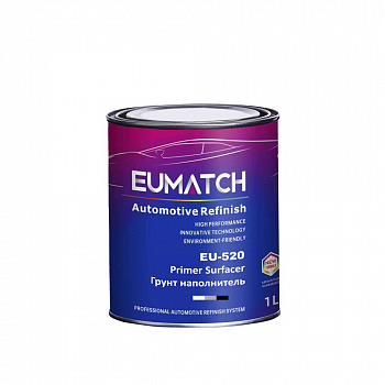 EUMATCH Surfacer Primer Грунт наполнитель чёрный 0,9 л.