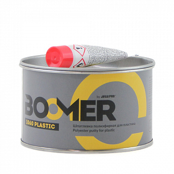 BOOMER Шпатлевка "PLASTIC" для пластика, 0,5 кг