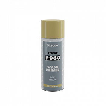 BODY 2K Аэрозольный грунт 960 WASH PRIMER кислотный желто.-зел. 0,4 л