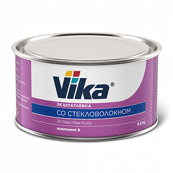 VIKA Шпатлевка ПЭ PRO "Со стекловолокном" (0.9кг)
