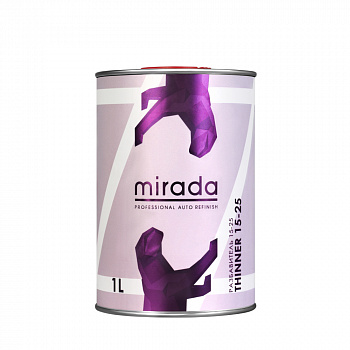 MIRADA Разбавитель для базовых эмалей (15 - 25) 1,0л