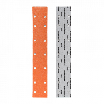 SANDWOX ORANGE полоски на бумажной основе, керамика 70*400мм,   P80, липучка,Multi holes