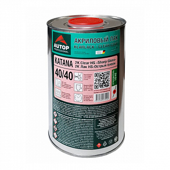 AUTOP Лак HS Острый блеск "KATANA" 40/40  1,0л