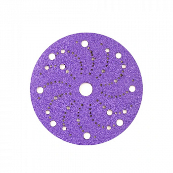 FASTPLUS PURPLE BDL9 Шлифовальный круг на липучке 150мм 119 отв. Р500